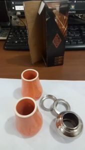 Bandul Keramik Orange Polos 1 Inci