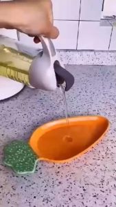 Oil Bottle Botol Minyak Bahan Kaca 630ml Tempat Minyak Tutup Otomatis Botol Serbaguna - Tempat Minyak Anti Tumpah - Botol Minyak Serbaguna