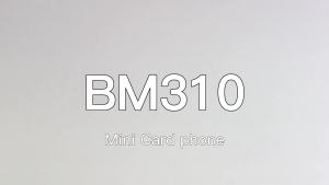 SERVO | BM310 Small Mobile Phones Unlocked Bluetooth Earphone Telephone Low Radiation Automatic Call Recording Dual SIM Small Cell Phone