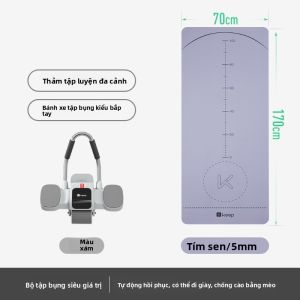 Keep | Bánh Xe Tập Cơ Bụng Tự Động Thu Hồi Dùng Tại Nhà