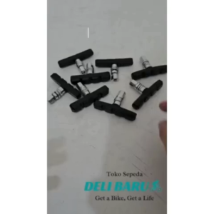 Harga SEPASANG Karet rem model kunci L panjang 6 cm rem v brake sepeda