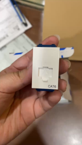 Ổ cắm mạng Cat6 Panasonic WEV-24886SW Wide chất liệu nhựa chống cháy cao cấp (màu trắng) - Hàng chính hãng