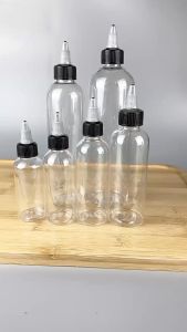 Bình Nhựa PET Chai Nhựa Trong Suốt Chiết Dầu Máy Chiết Mực Xăm Tinh Dầu Bình Chai Lọ Nhựa Chiết Xuất Từ 3ml đến 500ml