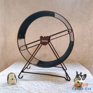 Metal Hanging Silent Nail Grinding Wheel for Squirrels Hedgehogs And Bandicoots Pet Toy by Candy Sea