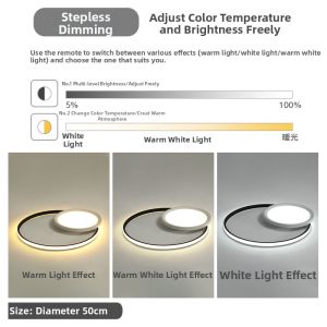 Creative Modern Minimalist Round LED Ceiling Light