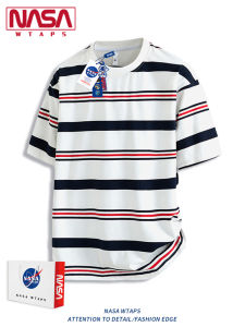 NASA WTAPS | Summer Colorful Stripe Oversized T-Shirt