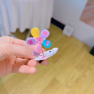 Kẹp Tóc Mái Có Thể Xoay Nhiều Màu Sắc Họa Tiết Hoạt Hình QT2022