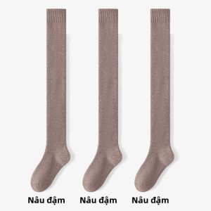 MiiOW | Tất cao đến đầu gối dày dặn mùa đông cho nữ Tất cotton chống trượt giữ nhiệt dài đến đầu gối MiiOW Cat Person