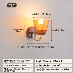 DENGGUANGYE | Vintage Corridor Bedroom Wall Light