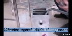 ⚡COD⚡Stainless Grease Trap Oil-Water Separator High Quality Stainless Steel 8 lbs 5GPM Gallons per minute stainless steel Grease Trap For Restaurant Kitchen oil Filter Free Accessories Sewage Treatment Filter Top Inlet