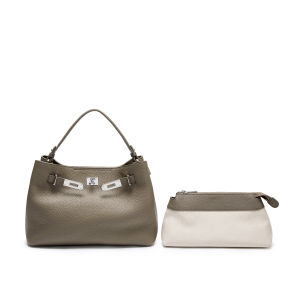 Belle | Leather Large Capacity Tote and Crossbody Bag