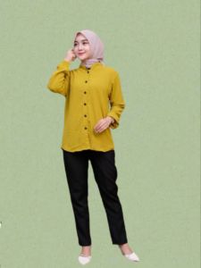 Kemeja Shirt Wanita Korean Style Korean