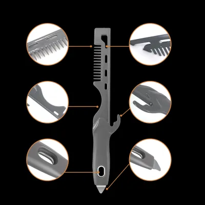 Multi-functional paint cleaner stirrer can opener bucket opener paint roller scraper paint brush cleaner.