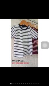 Kaos Stripe Anak Dominan Series Cotton Combed