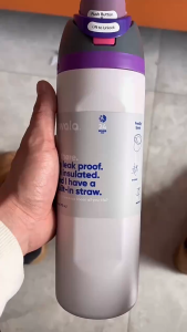 【SG Hot-sale】Owala FreeSip Insulated Stainless Steel Water Bottle 24Oz 32Oz Owala Bottle with Locking Push-Button Lid BPA-Free Thermos Multiple Color Schemes