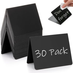 10/20Pcs Mini Chalkboard Signs Rewritable Message Board Seat Cards Food Labels for Retail Display Special Events Party Buffet