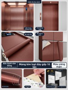 O Margo | Băng Dán Kim Loại Tự Dính Cho Thang Máy và Tủ Lạnh