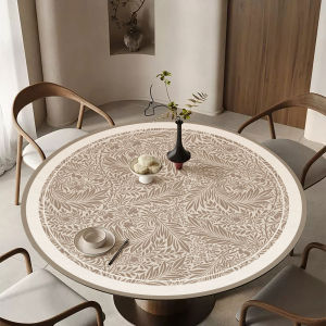 MEIFANJU | Wabi Sabi Waterproof and Oil-Proof No-Wash Round Tablecloth