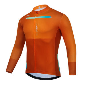 Mens Raudax Top MTB Cycling Jacket Long Sleeve Jerseys for Triathlon Cycling Clothing Ropa Ciclismo
