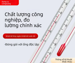 TEKANAI | Nhiệt Kế Thủy Ngân Độ Chính Xác Cao 20 đến 200C