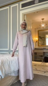 OFEYA - Bahira Gamis Abaya - Baju Dress Kaftan Lebaran Wanita