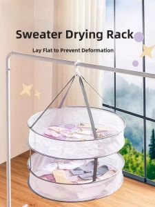 TANGJIXIONG | Flat Foldable Home Clothes Drying Net
