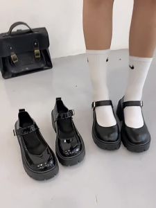 Women Fashion Leather Shoes Japanese College Style Mary Jane Shoes Jk Uniform Sandals