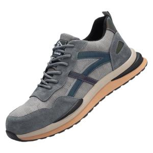 DINGGU | Male Steel Toe Puncture-Resistant Anti-Smash Soft Bottom Winter Steel Plate Wear-Resistant Safety Shoes