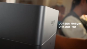 UGREEN NAS DH4300 Plus 4-Bay Desktop NASync 8GB Ram 32GB Emmc Storage Support Capacity UpTo 128TB (Diskless) 2 Years Warranty