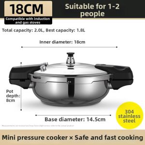 BAICHANG | Household Mini Small Explosion-proof Pressure Cooker