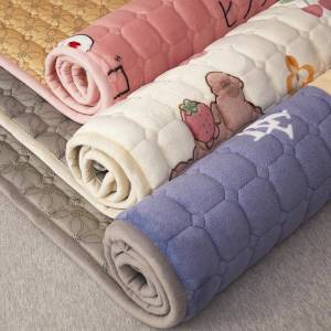 Milk Velvet Mattress Pad Soft Warm Winter
