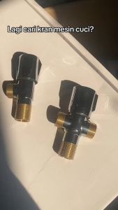 Stop Kran Shower 1/2inch Keran Kloset/Closet Wc/singel Full Kuningan