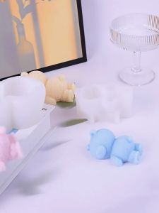 Ready-Cetakan Beruang Tidur Untuk Mousse Sleeping Bear Silicone Mold Silikon