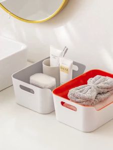 ZEEKEA Storage Bins Plastic Organizers Cabinet Storage Organizer Basket Versatile Kitchen Pantry Organization