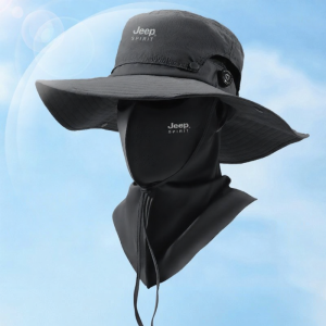 JEEP SPIRIT | Mũ Đánh Cá Chống Tia UV Che Mặt Trời và Bao Cổ