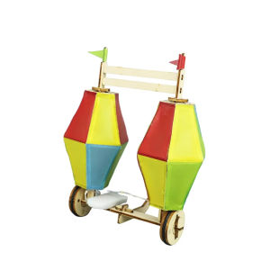 DIY Light Rolling Car DIY Science Experiment Kit & Education Model Toy Physics Science Toys For Children Gift Toy Project