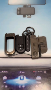 Toyota Wigo 2018 - 2022 Rush 2018 - 2026 Remote Key Case Cover Metal Key Fob Shell Keychain