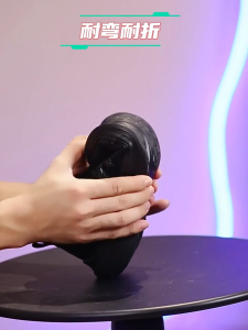 YGY-บุขนกำมะหยี่ สีดำ รองเท้าผ้าใบเพื่อสุขภาพ Air Cushion แพลตฟอร์ม ใส่เดิน ใส่วิ่ง ใส่ออกกำลังกาย พื้นสูง 3.5 ซม. ไซส์ 36-42