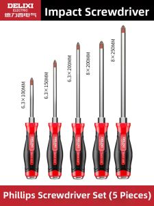 DELIXI | Multipurpose Heavy-Duty Cross-Slot Screwdriver