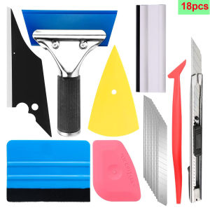 Car Wrapping Tools Kit Window Film Tinting Tool Vinyl Wrap Tool Kit Auto Foil Set Vinyl Tint Squeegee Scraper Cutter Knife
