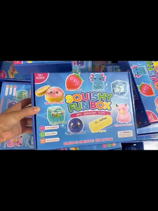 This set of 8 fun and adorable sensory-relieving toys is perfect for children and helps them alleviate stress.