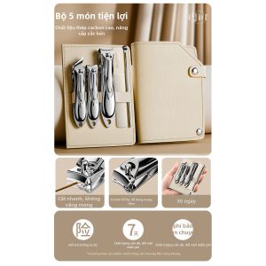 Bộ Kéo Cắt Móng Chất Lượng Cao Dùng Tại Nhà và Dụng Cụ Sạch Tai