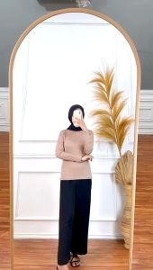 Inner Manset Baju Wanita Lengan Panjang Daleman Hijab Bahan Lembut