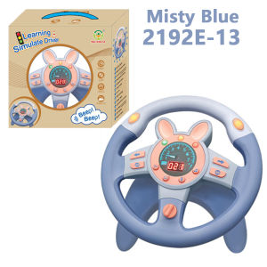 Electric Simulation Steering Wheel Toy With Light And Sound Educational Children Co-Pilot ChildrenS Car Toy Vocal Toy Gift