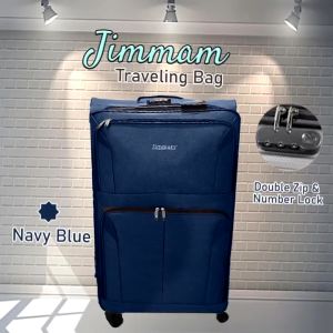 Luggage Trolley Bag SIZE 24 INCH (Jimmam) Material Fabric Suitcase Bag/Travel bag Luggage Begasi