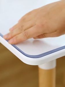 YOUYOU Mall 1.0MM/3.0MM/5.0MM Super thick 4-12 Seater PVC Tablecloth Transparent Rectangular Heat Resistant Waterproof