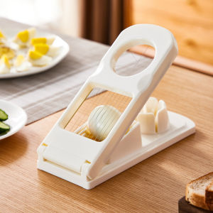 Japanese Style Egg Slicer Multi-Functional Home Use Tool for Cutting And Peeling Eggs And Duck Eggs Also Great for Hard-boiled Eggs