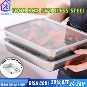 [BELI BANYAK LEBIH MURAH] 5PCS Tempat Wadah Makanan Kontainer Makanan Sayuran Food Box Stainless