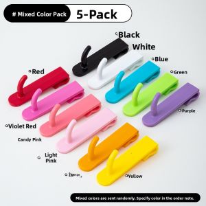 Colorful Plastic Wire Mesh Hooks Nursery Storage Rack Wall Display Hooks Shelf Organizer Commercial Office Furniture