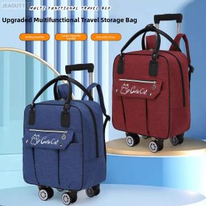 jeagutt | Large Capacity Removable Waterproof Oxford Cloth Travel Bag with 360-degree Wheels